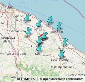 Mappa Via Enrico de Nicola, 70013 Castellana Grotte BA, Italia (11.39308)