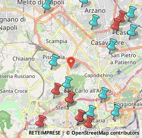 Mappa Via Gaetano Patrone, 80145 Napoli NA, Italia (3.0425)