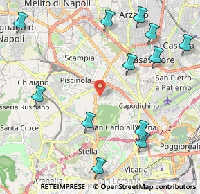 Mappa Via Gaetano Patrone, 80145 Napoli NA, Italia (2.84167)
