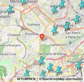 Mappa Via Gaetano Patrone, 80145 Napoli NA, Italia (3.42133)