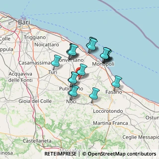 Mappa Via Eleonora Fonseca, 70013 Castellana Grotte BA, Italia (11.01)