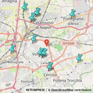 Mappa Via de Carolis, 80040 Volla NA, Italia (2.63786)