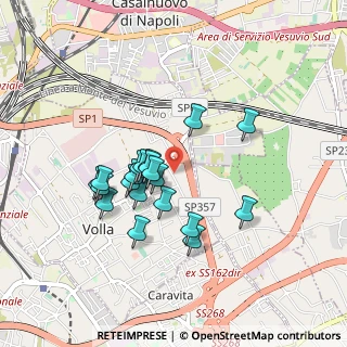Mappa Via de Carolis, 80040 Volla NA, Italia (0.7945)