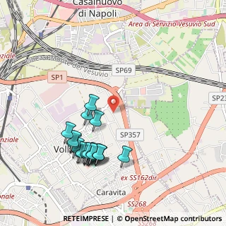 Mappa Via de Carolis, 80040 Volla NA, Italia (1.105)