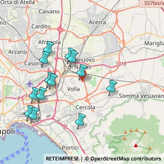 Mappa Via de Carolis, 80040 Volla NA, Italia (4.46615)