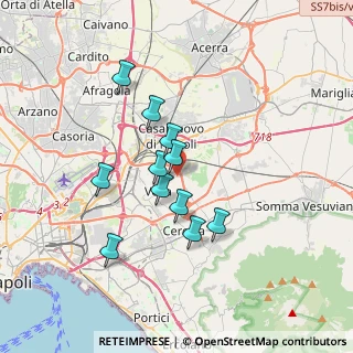 Mappa Via de Carolis, 80040 Volla NA, Italia (3.06273)