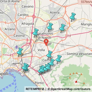 Mappa Via de Carolis, 80040 Volla NA, Italia (5.06429)