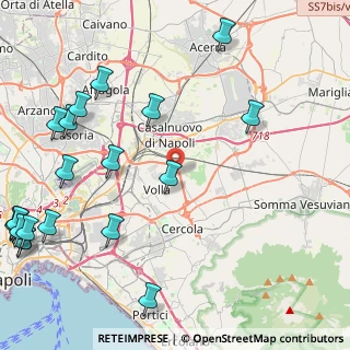 Mappa Via de Carolis, 80040 Volla NA, Italia (6.775)