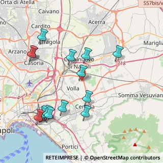 Mappa Via de Carolis, 80040 Volla NA, Italia (4.824)