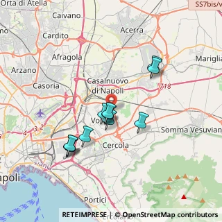 Mappa Via de Carolis, 80040 Volla NA, Italia (3.36455)