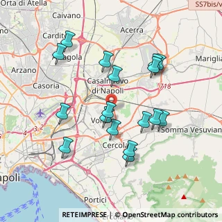 Mappa Via de Carolis, 80040 Volla NA, Italia (3.92882)