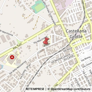 Mappa Via della Resistenza, 44, 70013 Castellana Grotte, Bari (Puglia)