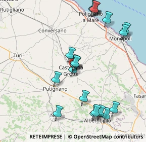 Mappa Largo Portagrande, 70013 Castellana Grotte BA, Italia (9.313)