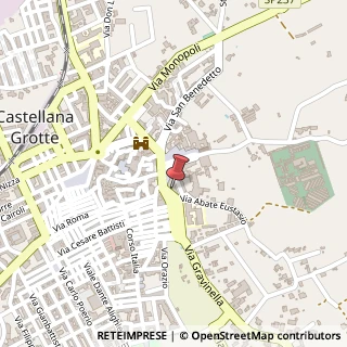 Mappa Piazza Caduti Castellanesi, 28, 70013 Castellana Grotte, Bari (Puglia)