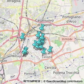 Mappa Via Montanino, 80040 Volla NA, Italia (1.36857)