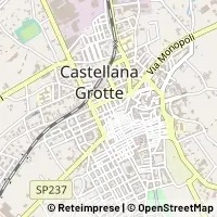 Kaart Castellana Grotte