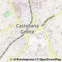 Mapa Castellana Grotte