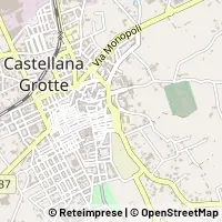 Mapa Castellana Grotte