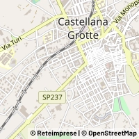 지도 Castellana Grotte