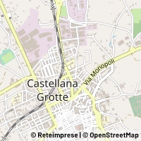 Mapa Castellana Grotte