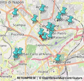 Mappa Secondigliano - Amato, 80144 Napoli NA, Italia (2.15667)