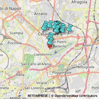 Mappa Aeroporto di Napoli-Capodichino, 80144 Napoli NA, Italia (1.5585)