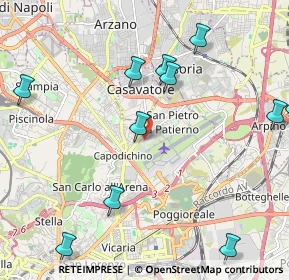 Mappa Aeroporto di Napoli-Capodichino, 80144 Napoli NA, Italia (2.77818)