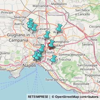 Mappa Via Palazziello, 80040 Volla NA, Italia (5.88917)