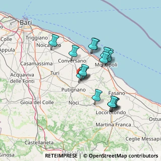 Mappa Via Antonio Gramsci, 70013 Castellana Grotte BA, Italia (12.63625)