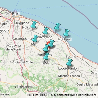 Mappa Via Michele Tapogna, 70013 Castellana Grotte BA, Italia (10.95167)
