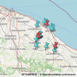 Mappa Via Michele Tapogna, 70013 Castellana Grotte BA, Italia (9.54357)