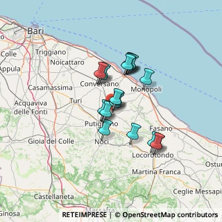 Mappa Via Michele Tapogna, 70013 Castellana Grotte BA, Italia (10.3365)