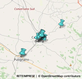 Mappa Via Olmo, 70013 Castellana Grotte BA, Italia (1.61615)