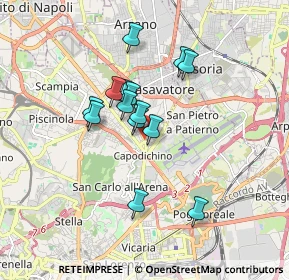Mappa Via Monte Tifata, 80144 Napoli NA, Italia (1.44857)