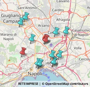 Mappa Via Monte Tifata, 80144 Napoli NA, Italia (3.75667)