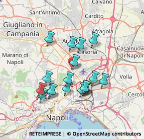 Mappa Napoli, 80144 Napoli NA, Italia (3.35889)