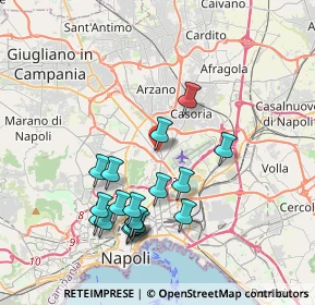 Mappa Napoli, 80144 Napoli NA, Italia (4.06389)