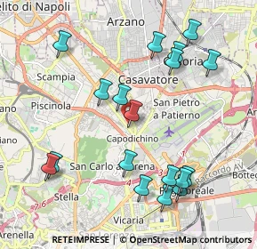 Mappa Napoli, 80144 Napoli NA, Italia (2.36667)