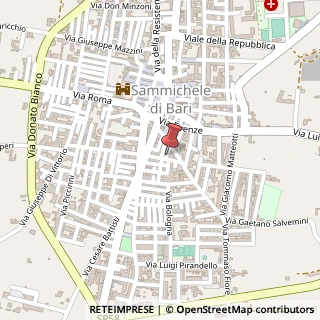 Mappa Via Giuseppe Parini, 18, 70010 Sammichele di Bari BA, Italia, 70010 Turi, Bari (Puglia)