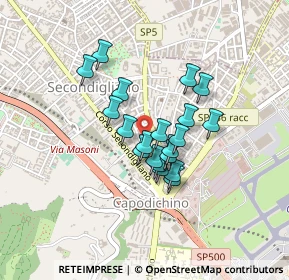 Mappa Via Fratelli Rosselli, 80144 Napoli NA, Italia (0.327)