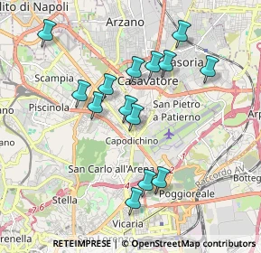 Mappa Via Fratelli Rosselli, 80144 Napoli NA, Italia (1.88071)