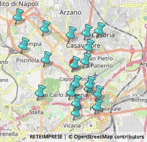 Mappa Via Fratelli Rosselli, 80144 Napoli NA, Italia (1.99316)