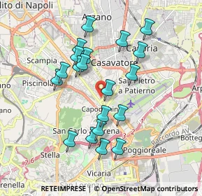 Mappa Prolungamento Traversa Maglione, 80144 Napoli NA, Italia (1.8405)