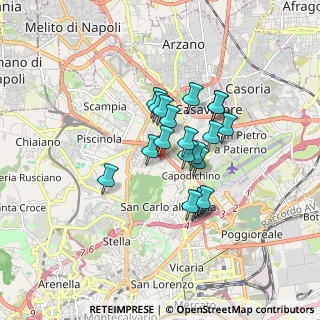 Mappa Traversa II Cupa Capodichino, 80145 Napoli NA, Italia (1.3115)