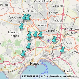 Mappa Traversa II Cupa Capodichino, 80145 Napoli NA, Italia (3.80545)
