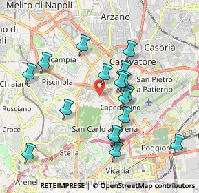Mappa Traversa II Cupa Capodichino, 80145 Napoli NA, Italia (1.97882)