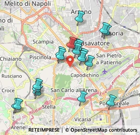 Mappa Traversa II Cupa Capodichino, 80145 Napoli NA, Italia (1.96316)