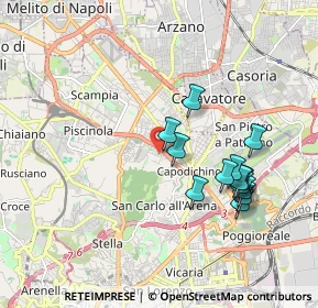 Mappa Traversa IV Cupa Capodichino, 80145 Napoli NA, Italia (1.89769)