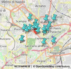 Mappa Traversa IV Cupa Capodichino, 80145 Napoli NA, Italia (1.30421)
