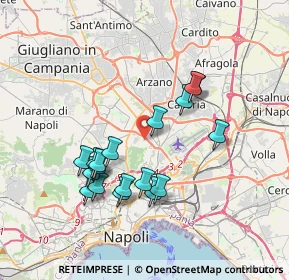 Mappa Traversa IV Cupa Capodichino, 80145 Napoli NA, Italia (3.65944)